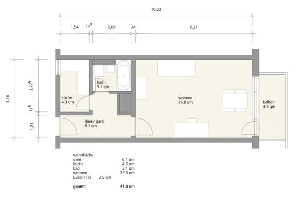 1 bedroom flat for sale, 42 m², München, Bavaria 1 bedroom flat for sale, 42 m², München, Bavaria