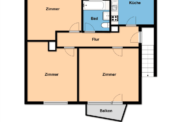 3 bedroom flat for sale, 74 m², Friedrichshafen, Baden-Württemberg 3 bedroom flat for sale, 74 m², Friedrichshafen, Baden-Württemberg