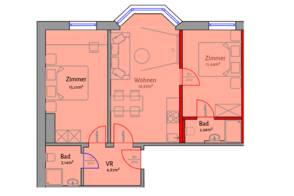 3 bedroom flat to rent, 56 m², Kinkstraße, Kufstein, Tyrol 3 bedroom flat to rent, 56 m², Kinkstraße, Kufstein, Tyrol
