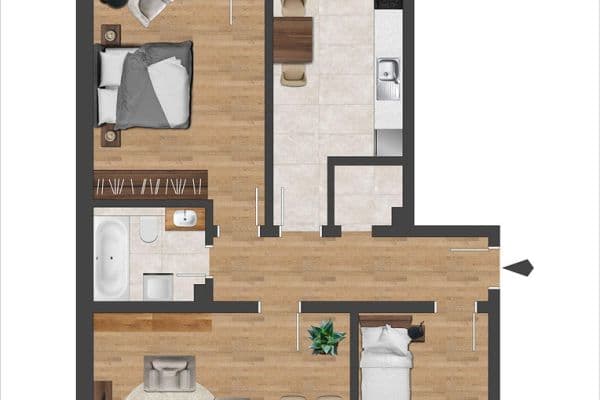 3 bedroom flat for sale, 83 m², Dülmen, North Rhine-Westphalia 3 bedroom flat for sale, 83 m², Dülmen, North Rhine-Westphalia