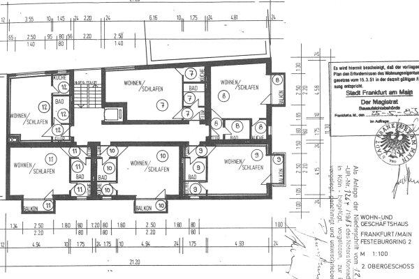1 bedroom flat to rent, 33 m², Festeburgring 2, Frankfurt 1 bedroom flat to rent, 33 m², Festeburgring 2, Frankfurt