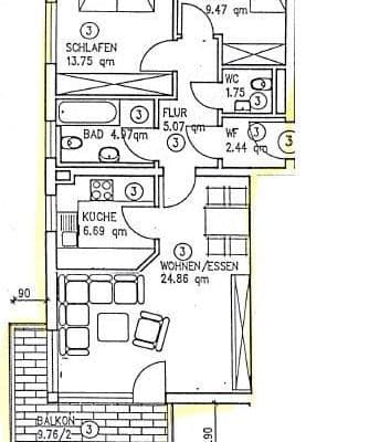 2 bedroom with open-plan kitchen flat for sale, 73 m², Ilsfeld 2 bedroom with open-plan kitchen flat for sale, 73 m², Ilsfeld
