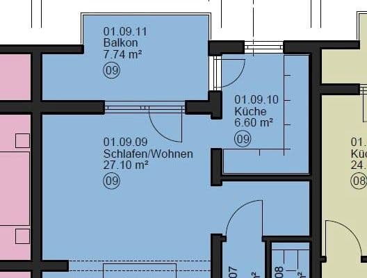 Studio flat to rent, 43 m², Meersburg Studio flat to rent, 43 m², Meersburg