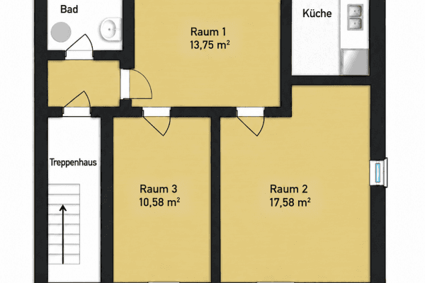 3 bedroom flat to rent, 52 m², Voerstestraße 18, Castrop-Rauxel 3 bedroom flat to rent, 52 m², Voerstestraße 18, Castrop-Rauxel