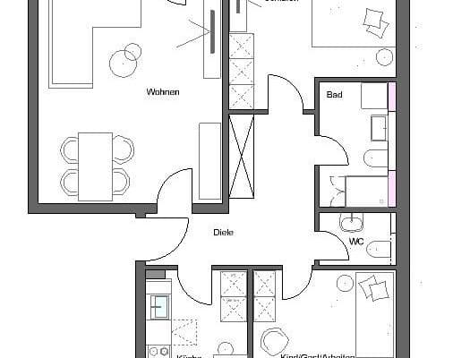 3 bedroom flat to rent, 79 m², Friedrich-Ebert-Platz 18+19, Darmstadt 3 bedroom flat to rent, 79 m², Friedrich-Ebert-Platz 18+19, Darmstadt