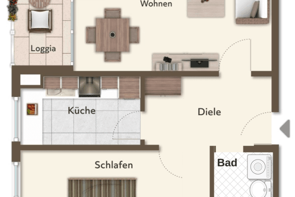 2 bedroom flat to rent, 56 m², Staufenstraße 1, Dietzenbach 2 bedroom flat to rent, 56 m², Staufenstraße 1, Dietzenbach
