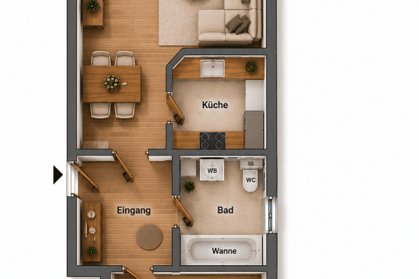 2 bedroom flat to rent, 51 m², Meißner Straße 1, Dresden 2 bedroom flat to rent, 51 m², Meißner Straße 1, Dresden