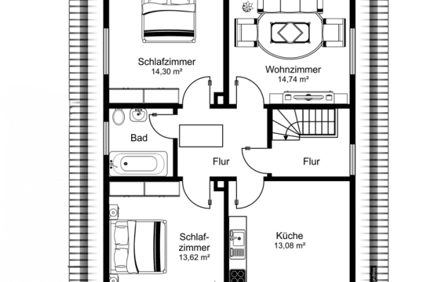 3 bedroom flat to rent, 58 m², Greifenklaustraße 12, Reckendorf 3 bedroom flat to rent, 58 m², Greifenklaustraße 12, Reckendorf