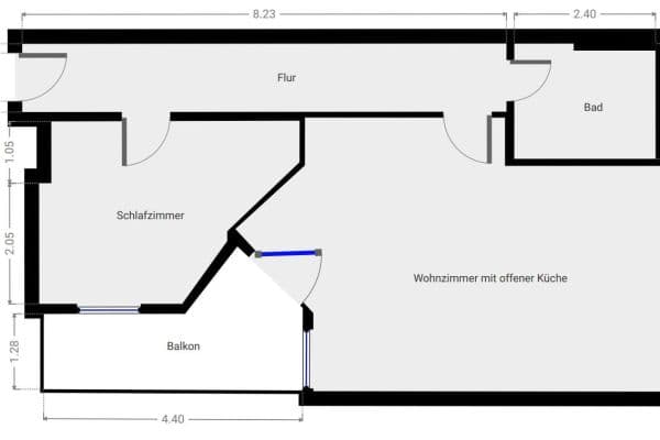 2 bedroom flat to rent, 56 m², Magdeburg, Saxony-Anhalt 2 bedroom flat to rent, 56 m², Magdeburg, Saxony-Anhalt