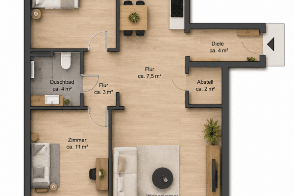 3 bedroom flat for sale, 80 m², Hamburg, Hamburg 3 bedroom flat for sale, 80 m², Hamburg, Hamburg