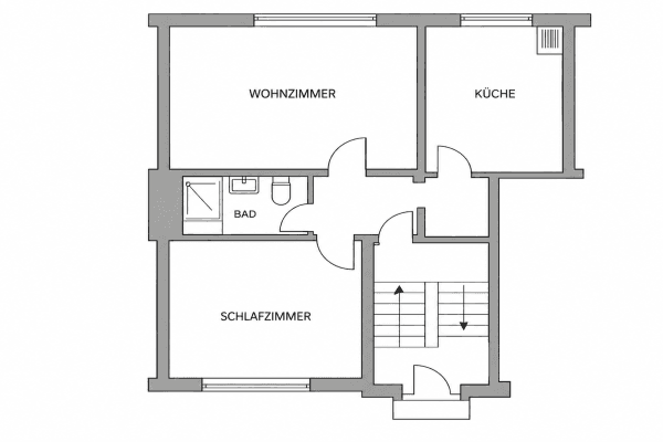 2 bedroom flat to rent, 59 m², Döltgenstr., Duisburg 2 bedroom flat to rent, 59 m², Döltgenstr., Duisburg
