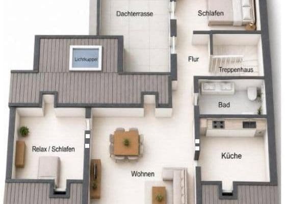 1 bedroom with open-plan kitchen flat to rent, 80 m², Hessen - Usingen 1 bedroom with open-plan kitchen flat to rent, 80 m², Hessen - Usingen