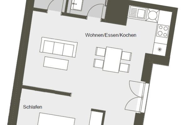 1 bedroom flat to rent, 57 m², Berlin, Berlin 1 bedroom flat to rent, 57 m², Berlin, Berlin