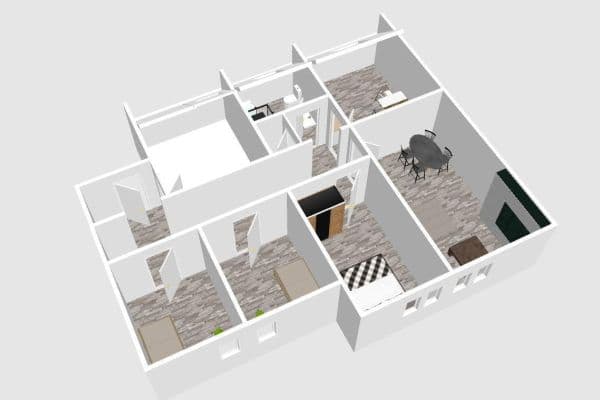 4 bedroom flat to rent, 80 m², Wunderstrasse 28, Oberhausen 4 bedroom flat to rent, 80 m², Wunderstrasse 28, Oberhausen