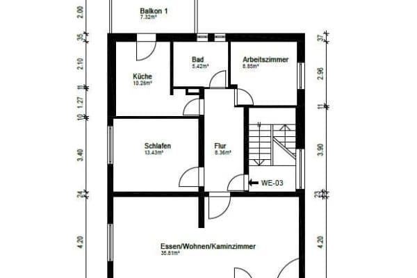 3 bedroom flat to rent, 98 m², Hartenauer Str. 45, Bickenbach 3 bedroom flat to rent, 98 m², Hartenauer Str. 45, Bickenbach