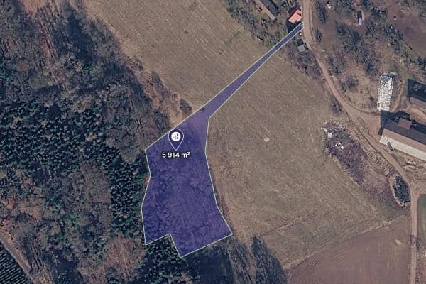 plot for sale, 5,914 m², Úbislavice plot for sale, 5,914 m², Úbislavice