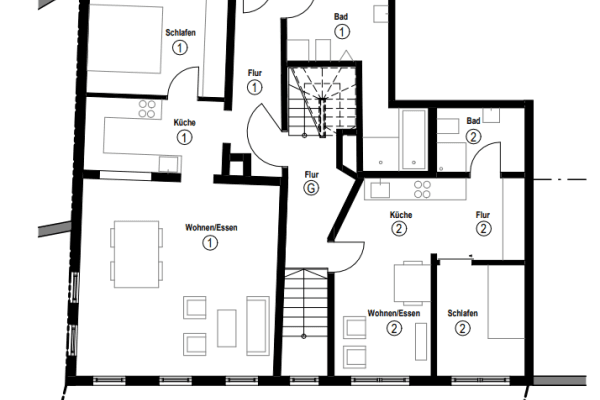2 bedroom flat to rent, 64 m², Plieningen 2 bedroom flat to rent, 64 m², Plieningen