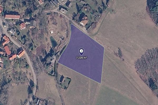plot for sale, 4,817 m², Hrubá Skála plot for sale, 4,817 m², Hrubá Skála