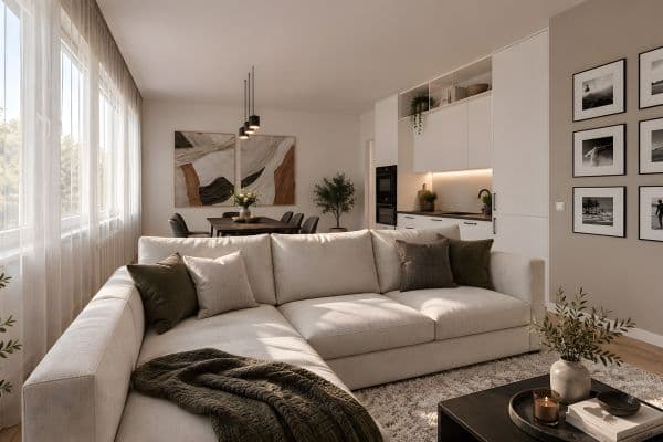 3 bedroom with open-plan kitchen flat for sale, 67 m², Ružinovská, Praha 3 bedroom with open-plan kitchen flat for sale, 67 m², Ružinovská, Praha