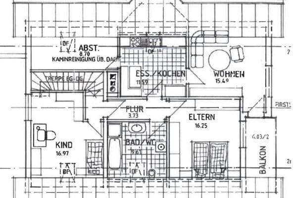 2 bedroom with open-plan kitchen flat to rent, 85 m², Wüstenrot 2 bedroom with open-plan kitchen flat to rent, 85 m², Wüstenrot