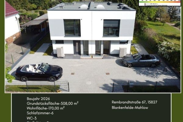 house for sale, 170 m², Rembrandtstraße 67, Blankenfelde-Mahlow house for sale, 170 m², Rembrandtstraße 67, Blankenfelde-Mahlow