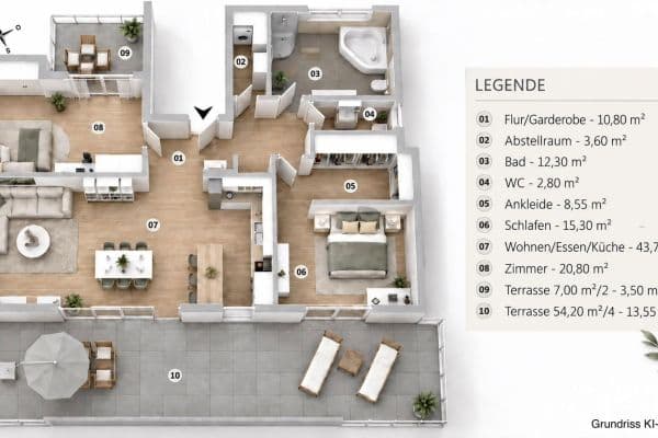 3 bedroom flat for sale, 135 m², Rodenbach 3 bedroom flat for sale, 135 m², Rodenbach