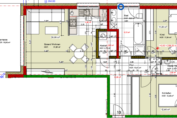2 bedroom with open-plan kitchen flat to rent, 87 m², Am Bahndamm 3, Bad Säckingen-Wallbach 2 bedroom with open-plan kitchen flat to rent, 87 m², Am Bahndamm 3, Bad Säckingen-Wallbach