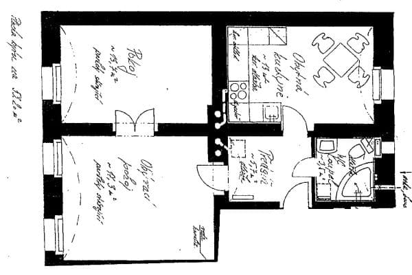 2 bedroom flat to rent, 53 m², Roháčova, Praha 2 bedroom flat to rent, 53 m², Roháčova, Praha