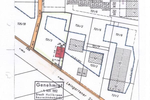 plot for sale, 821 m², Leingartener Str. 46, Heilbronn, Baden-Württemberg plot for sale, 821 m², Leingartener Str. 46, Heilbronn, Baden-Württemberg