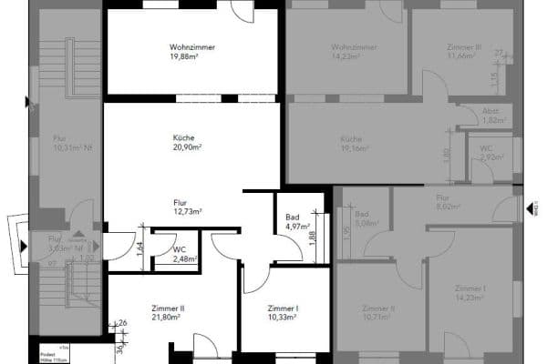 3 bedroom flat to rent, 107 m², Borsteler Chaussee 177, Hamburg, Hamburg 3 bedroom flat to rent, 107 m², Borsteler Chaussee 177, Hamburg, Hamburg