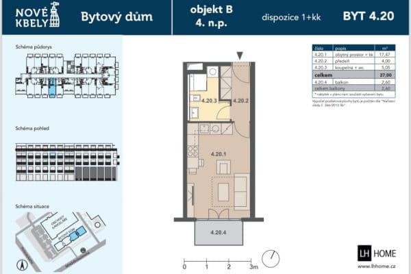Studio flat to rent, 28 m², Mladoboleslavská, Praha Studio flat to rent, 28 m², Mladoboleslavská, Praha