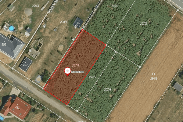 plot for sale, 1,007 m², Mikulovice plot for sale, 1,007 m², Mikulovice
