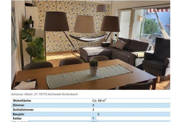 4 bedroom flat to rent, 89 m², Albstraße 21, Aichwald 4 bedroom flat to rent, 89 m², Albstraße 21, Aichwald
