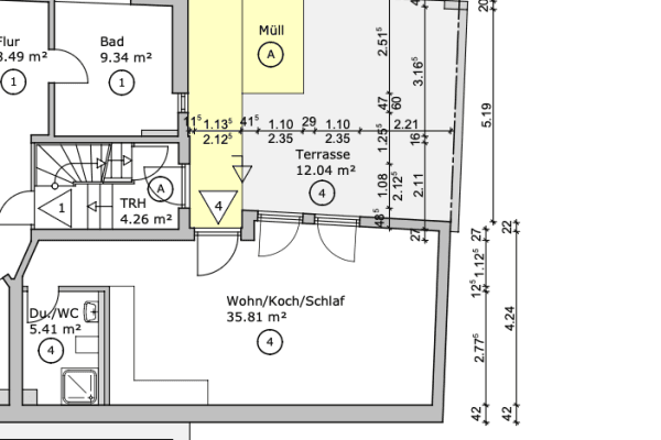 1 bedroom flat to rent, 54 m², Friedrichsfeld 1 bedroom flat to rent, 54 m², Friedrichsfeld