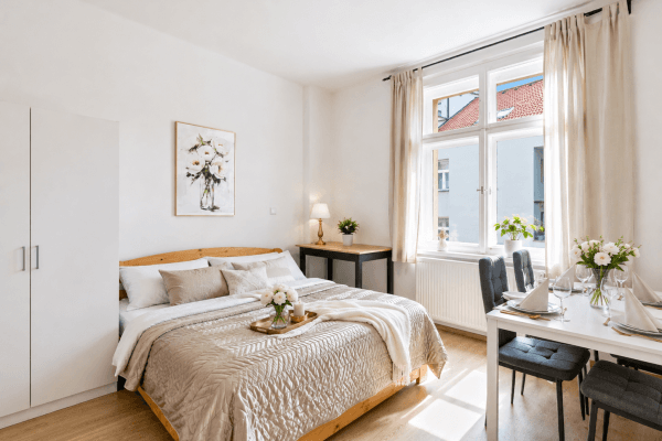 1 bedroom with open-plan kitchen flat to rent, 53 m², Košická, Praha 1 bedroom with open-plan kitchen flat to rent, 53 m², Košická, Praha