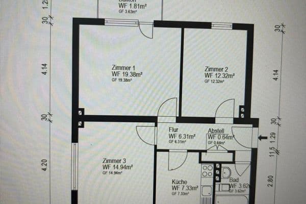3 bedroom flat to rent, 66 m², Köln, North Rhine-Westphalia 3 bedroom flat to rent, 66 m², Köln, North Rhine-Westphalia