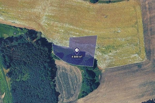 plot for sale, 4,889 m², Bystřice plot for sale, 4,889 m², Bystřice