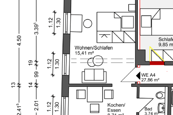 1 bedroom flat to rent, 14 m², Bahnhofstraße 13, Münchberg 1 bedroom flat to rent, 14 m², Bahnhofstraße 13, Münchberg