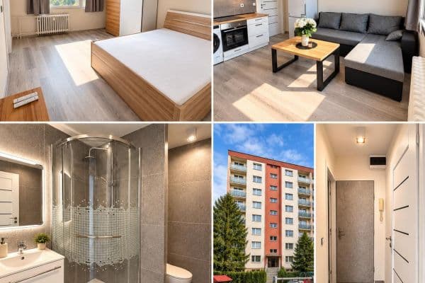 1 bedroom with open-plan kitchen flat to rent, 36 m², Železničářská, Česká Lípa, Liberecký Region 1 bedroom with open-plan kitchen flat to rent, 36 m², Železničářská, Česká Lípa, Liberecký Region