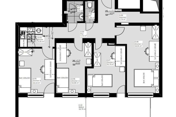 flat to rent, 14 m², Terofalstraße 53, München, Bavaria flat to rent, 14 m², Terofalstraße 53, München, Bavaria
