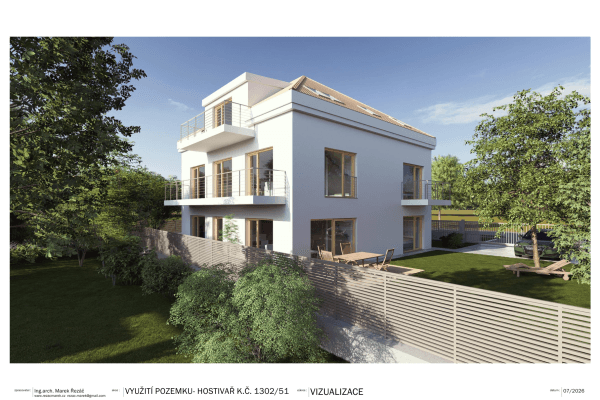 plot for sale, 626 m², V Chotejně, Praha plot for sale, 626 m², V Chotejně, Praha