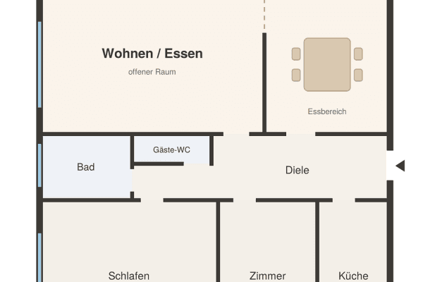2 bedroom with open-plan kitchen flat for sale, 115 m², Deutschherrenstraße 137, Bonn 2 bedroom with open-plan kitchen flat for sale, 115 m², Deutschherrenstraße 137, Bonn
