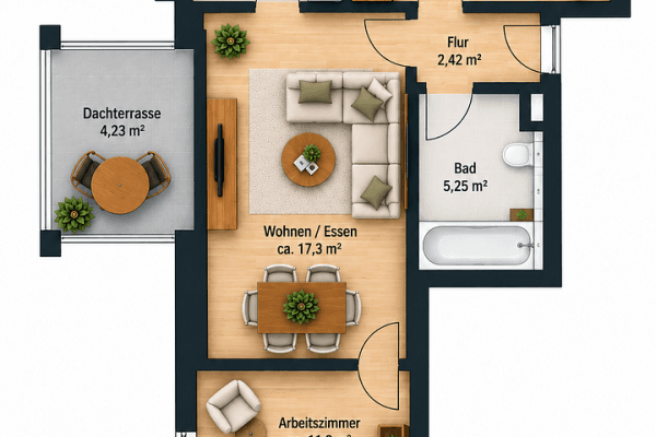 3 bedroom flat to rent, 63 m², Velten 3 bedroom flat to rent, 63 m², Velten