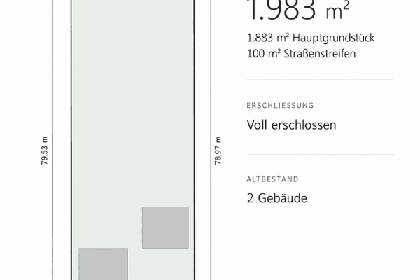 plot for sale, 1,983 m², Berlin plot for sale, 1,983 m², Berlin