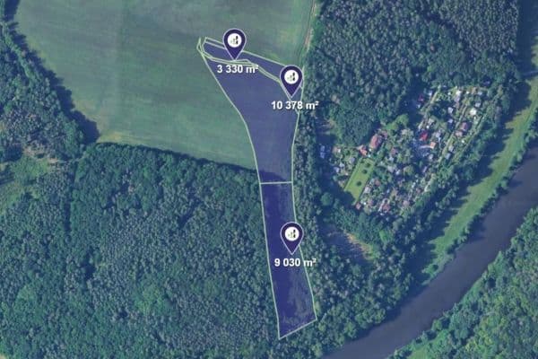 plot for sale, 35,664 m², Druztová plot for sale, 35,664 m², Druztová