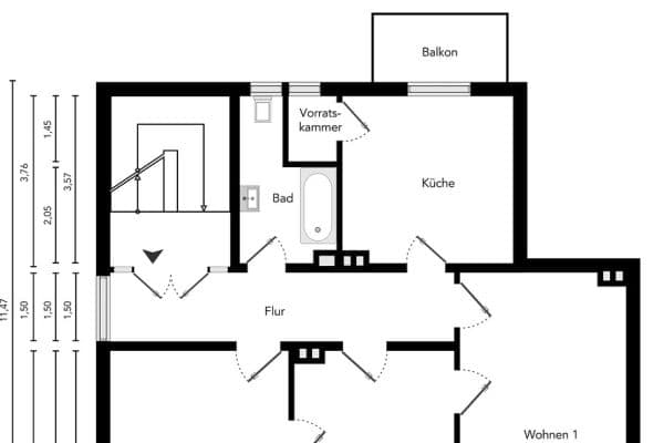 3 bedroom flat to rent, 91 m², Schwartauer Allee, Lübeck, Schleswig-Holstein 3 bedroom flat to rent, 91 m², Schwartauer Allee, Lübeck, Schleswig-Holstein