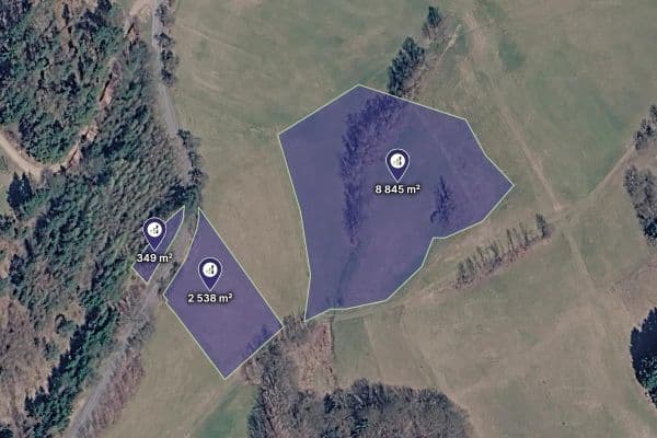 plot for sale, 1,955 m², Železný Brod plot for sale, 1,955 m², Železný Brod