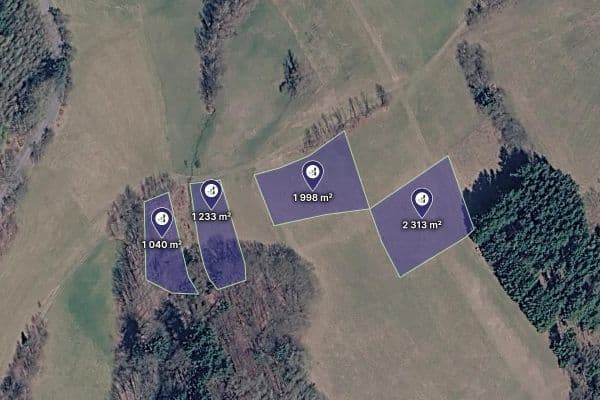plot for sale, 1,097 m², Železný Brod plot for sale, 1,097 m², Železný Brod