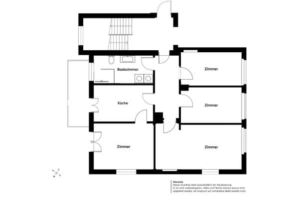 4 bedroom flat to rent, 84 m², Rotenwalstraße 74, Stuttgart 4 bedroom flat to rent, 84 m², Rotenwalstraße 74, Stuttgart