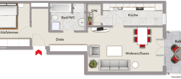 2 bedroom flat to rent, 67 m², Carlo-Schmid-Str.6, Wiesbaden, Hesse 2 bedroom flat to rent, 67 m², Carlo-Schmid-Str.6, Wiesbaden, Hesse